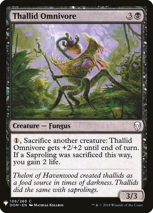 Thallid Omnivore - The List