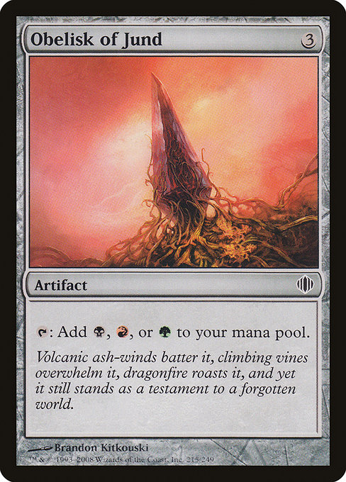 Obelisk of Jund - Shards of Alara