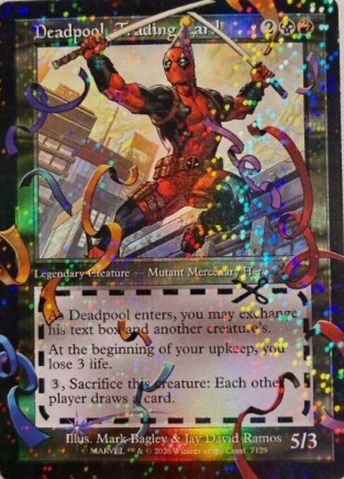 Deadpool, Trading Card - Secret Lair Drop