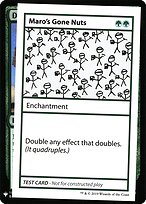 Maro's Gone Nuts - Mystery Booster Playtest Cards 2019