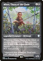Miara, Thorn of the Glade - Commander Legends - Etched Foil