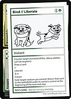 Bind // Liberate - Mystery Booster Playtest Cards 2021