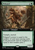Polygoyf - Modern Horizons 3 Commander - Extended Art