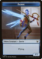 Faerie - March of the Machine Commander Tokens