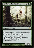 Verduran Enchantress - Eighth Edition - Promo Foil