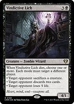 Vindictive Lich - Commander Masters