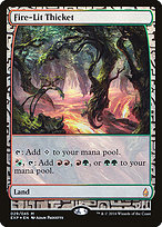 Fire-Lit Thicket - Zendikar Expeditions - Promo Foil