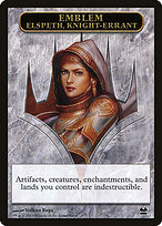 Elspeth, Knight-Errant Emblem - Modern Masters Tokens