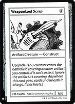 Weaponized Scrap - Mystery Booster Playtest Cards 2019