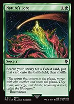 Nature's Lore - Final Fantasy Commander - Surge Foil