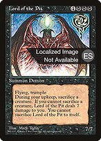 Señor del Abismo (Lord of the Pit) - Fourth Edition Foreign Black Border