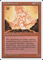 Fire Elemental - Fourth Edition