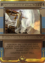 Force of Will - Amonkhet Invocations - Promo Foil