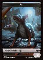 Rat - Tarkir: Dragonstorm Commander Tokens