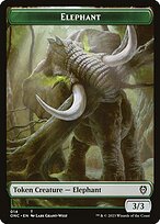 Elephant - Phyrexia: All Will Be One Commander Tokens