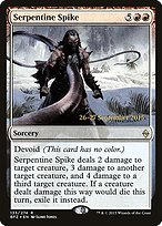 Serpentine Spike - Battle for Zendikar Promos