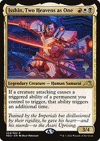 Isshin, Two Heavens as One - Kamigawa: Neon Dynasty Promos