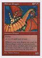 Shivan Dragon - Oversized 90's Promos