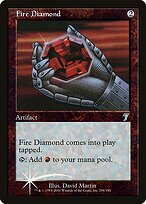 Fire Diamond - Seventh Edition - Promo Foil