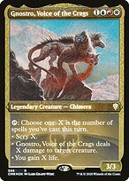 Gnostro, Voice of the Crags - Commander Legends - Etched Foil