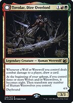 Tovolar, Dire Overlord // Tovolar, the Midnight Scourge - Innistrad: Midnight Hunt Promos - Promo Foil