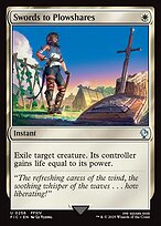 Swords to Plowshares - Final Fantasy Commander - Surge Foil