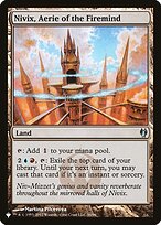 Nivix, Aerie of the Firemind - The List