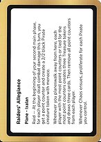 Raiders' Allegiance - Black Lotus Unknown Planechase