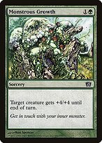 Monstrous Growth - Eighth Edition - Promo Foil