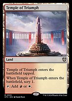 Temple of Triumph - Outlaws of Thunder Junction Commander