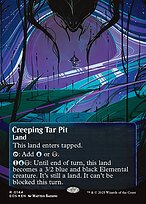 Creeping Tar Pit - Edge of Eternities: Stellar Sights - Galaxy Foil, Borderless