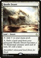 Hostile Desert - Hour of Devastation Promos - Promo Foil