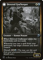 Devoted Grafkeeper // Departed Soulkeeper - Innistrad: Double Feature