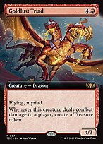 Goldlust Triad - Tarkir: Dragonstorm Commander - Extended Art