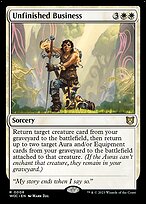 Unfinished Business - Wilds of Eldraine Commander