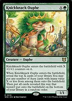 Knickknack Ouphe - Wilds of Eldraine Commander