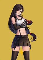 Tifa, Martial Artist - Final Fantasy Art Series - Borderless