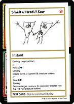 Smelt // Herd // Saw - Mystery Booster Playtest Cards 2021