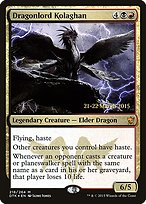 Dragonlord Kolaghan - Dragons of Tarkir Promos - Promo Foil