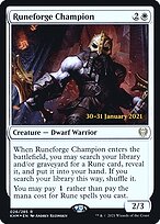 Runeforge Champion - Kaldheim Promos