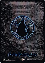 Island - Phyrexia: All Will Be One - Oil Slick, Raised Foil, Borderless