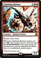 Lightning Runner - Aether Revolt Promos - Promo Foil