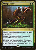 Abrupt Decay - World Magic Cup Qualifiers - Promo Foil