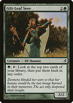 Gilt-Leaf Seer - Lorwyn