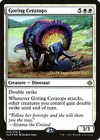 Goring Ceratops - Ixalan Promos - Promo Foil