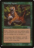 Pouncing Jaguar - The List