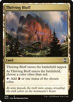 Thriving Bluff - New Capenna Commander