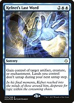 Kefnet's Last Word - Hour of Devastation Promos - Promo Foil