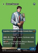 Bruce Banner // The Incredible Hulk - Marvel Super Heroes - Borderless