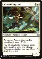 Adanto Vanguard - The List